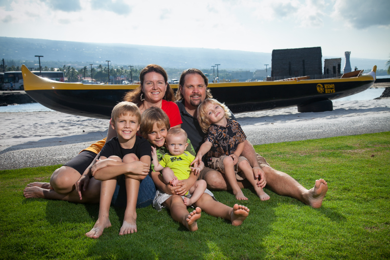 Family Portrait in Kona Hawaii Eye Expression, Kona, HI